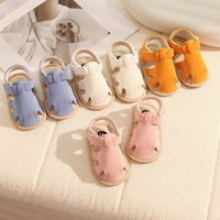 Breathable Summer Newborn Baby Girls Sandals Shoes Toddlers Simple Style Solid Color Soft Sole Shoes Outdoor Indoor Prewalker