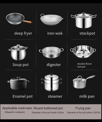 5000W Household Concave Induction Cooker High Power Intense Fire Non-Radiative Multifunction Stir Frying Electric Stove