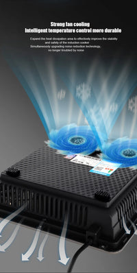 5000W Household Concave Induction Cooker High Power Intense Fire Non-Radiative Multifunction Stir Frying Electric Stove