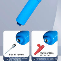 Air Pump Portable Sports Ball Hand Pump Manual Air Pump Fashionable Hand Air Pump with Needle for Volleyball  Soccer Basketball