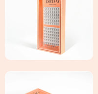 DIYDAY Comic Spire Eyelash Extension Premade Manga False Eyelashes Super Soft Light Feather-Feeling Anime Lashes for Makeup Tool