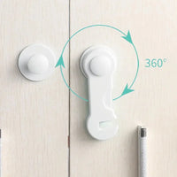 10Pcs Baby Safety Lock - Cabinets, Rooms & Drawers Anti-trap Protection Lock Multifunctional Baby Safety Lock Baby Safety Lock