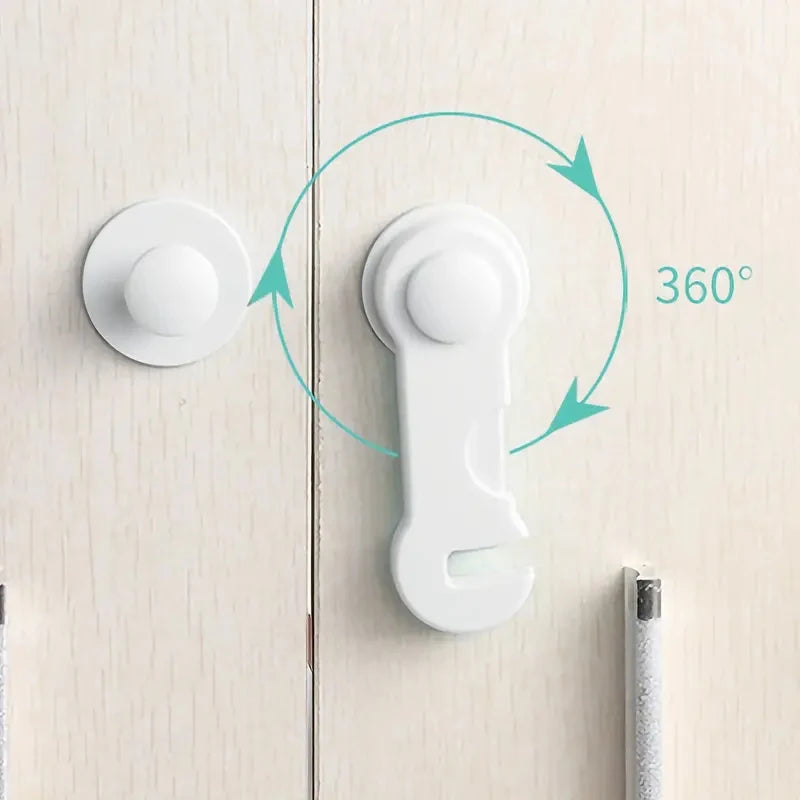 10Pcs Baby Safety Lock - Cabinets, Rooms & Drawers Anti-trap Protection Lock Multifunctional Baby Safety Lock Baby Safety Lock
