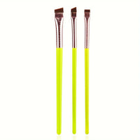 3pcs Makeup Brush Set,Blade eyeliner brush fine oblique head eyebrow brush outline eyeliner ultra-thin eye shadow brush makeup b