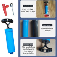 Air Pump Portable Sports Ball Hand Pump Manual Air Pump Fashionable Hand Air Pump with Needle for Volleyball  Soccer Basketball