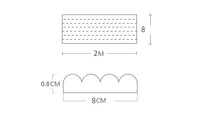 2M Baby Safety Protection Strip Table Desk Edge Guard Strip Corner Protector Furniture Corners Children Safety Foam Protection
