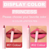 Nude Brown Lip Liner Pencil 18 Color Red Contour Tint Labial Makeup Waterproof Matte Lipstick Crayon Pen Lip Contouring Cosmetic