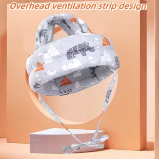 Baby Anti-collision Hat Baby Toddler Anti-fall Hat Children's Anti-fall Head Cap Safe and Breathable Can Be Washed All Seasons