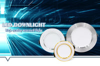 10pcs/lot LED Downlight 12V 24V 110V 220V Spot Light 5W 9W 12W 15W 18W Recessed In Led Ceiling Downlight Cold Warm White Lamp