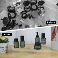 3/6/9/12Pc Clear Acrylic Display Stand Cosmetic Bag Jewelry Showcase Cup Holder for Home Shop statue Model Pottery Display Riser