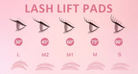 Permania 5 Pair Eyelash Extension Pads Silicone Protection Eyelashes Pad Reusable Lifting Curler Shield Patch Lashes Makeup Tool
