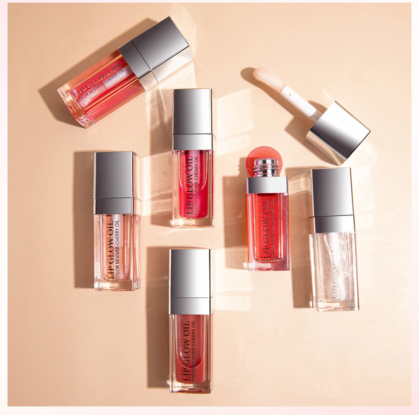 Crystal Jelly Moisturizing Lip Oil Plumping Lip Gloss Makeup Sexy Plump Lip Glow Oil Tinted Lip Plumper