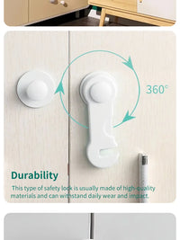 10Pcs Baby Safety Lock - Cabinets, Rooms & Drawers Anti-trap Protection Lock Multifunctional Baby Safety Lock Baby Safety Lock