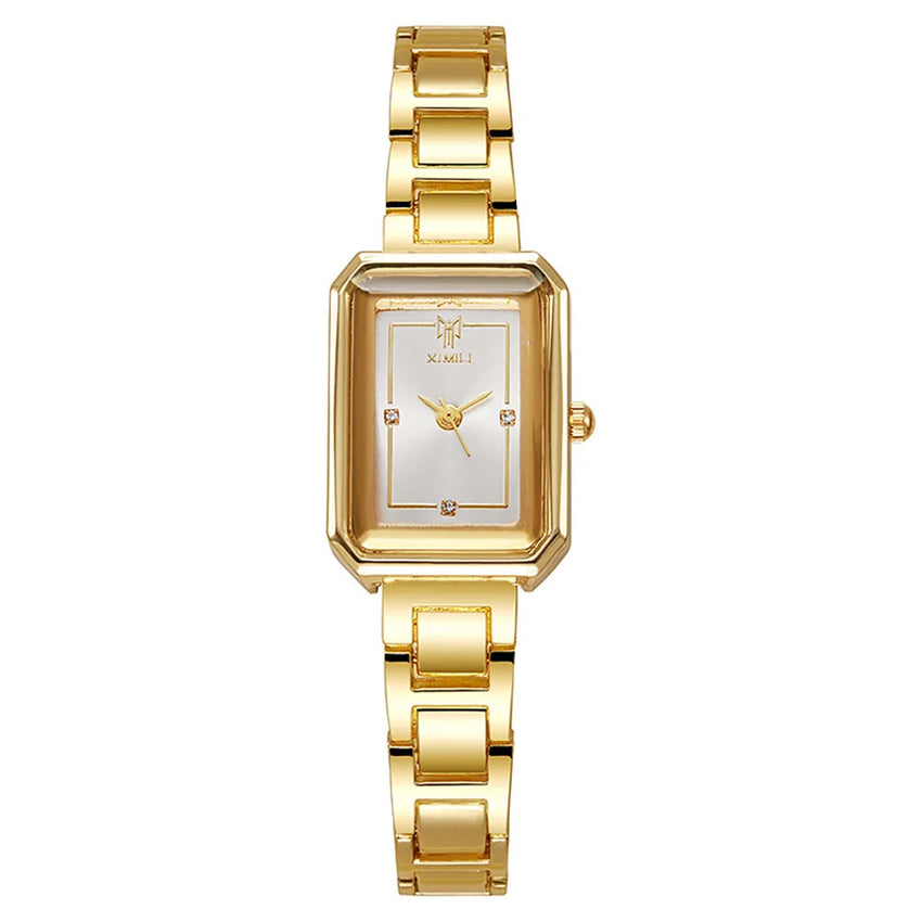 Women Watch Light Luxury Brand Stainless Steel Strap Ladies Fashion Quartz Watches Business Female Clock Bracelet UTHAI