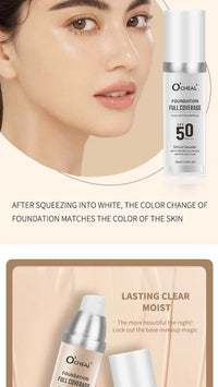 Color Changing Foundation Makeup Concealer Long Lasting Moisturizing Nourishing Oil-Control Skin Face Base Cosmetics