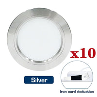 10pcs/lot LED Downlight 12V 24V 110V 220V Spot Light 5W 9W 12W 15W 18W Recessed In Led Ceiling Downlight Cold Warm White Lamp