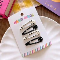 4pcs/set Cute Star Hair Clips Girl's Side Bangs Hair Accessories Small Clip Children's Hair Decorations Kids Accessories