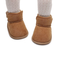 Baby Girls Boys Winter Ankle Boots Non-slip Newborn Snow Shoes Soft Bottom Fleece Warm Flats Casual Toddler Infant Walking Shoes