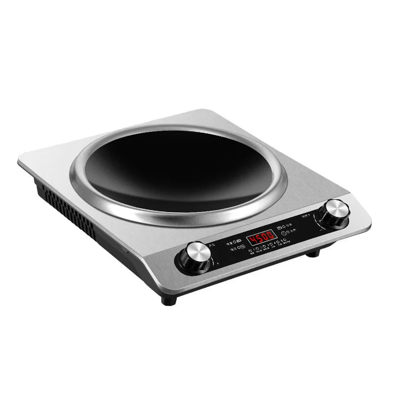5000W Household Concave Induction Cooker High Power Intense Fire Non-Radiative Multifunction Stir Frying Electric Stove