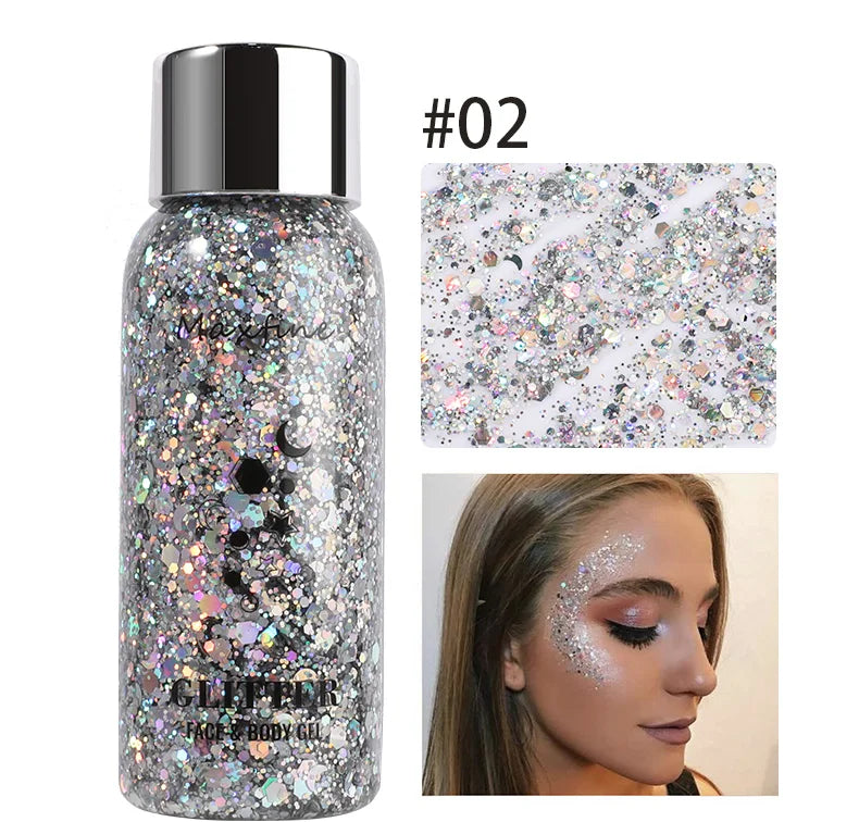 Shimmer Sparkle Body Face Glitter Parties and Makeup Art  Safe for All Skin Type Easy to Apply Long Lasting