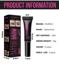 Peel-off Eyebrow Tearing Eyebrow Gel Tattoo Cream Dyeing Eyebrow Cream Tint Dye Semi-permanent Makeup Waterproof Beauty Supplies