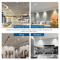 10pcs/lot LED Downlight 12V 24V 110V 220V Spot Light 5W 9W 12W 15W 18W Recessed In Led Ceiling Downlight Cold Warm White Lamp