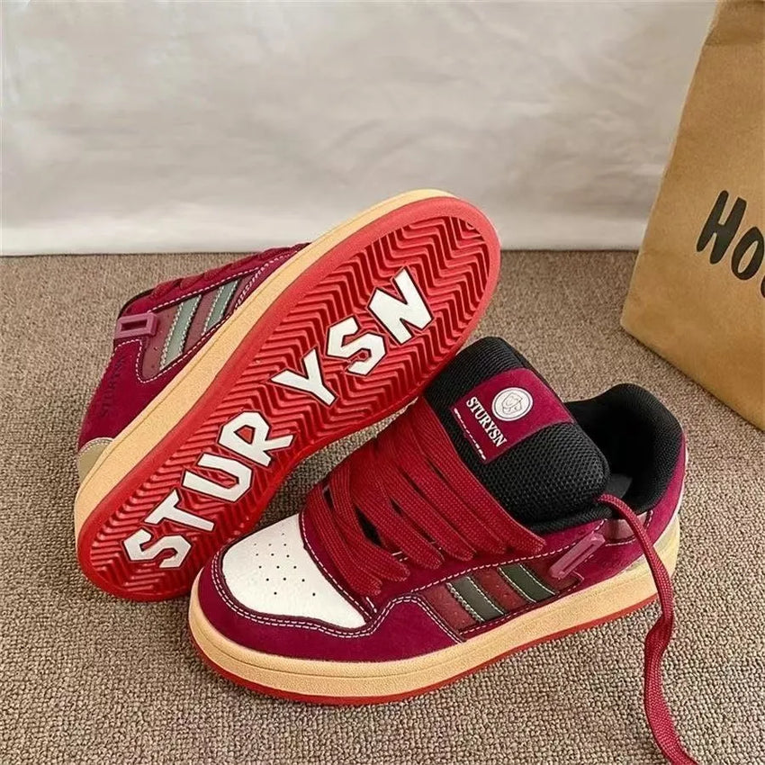Original Thi Bot Sneakers ex Spring 2026 New Sle Couple Match Sport Casual Board oes De Xin oe Me Upper