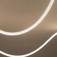 Modern LED Line Light Designer DIY Chandelier for Loft Villa Duplex Living Room Exhibition Hall Creative Art Home Lighting
