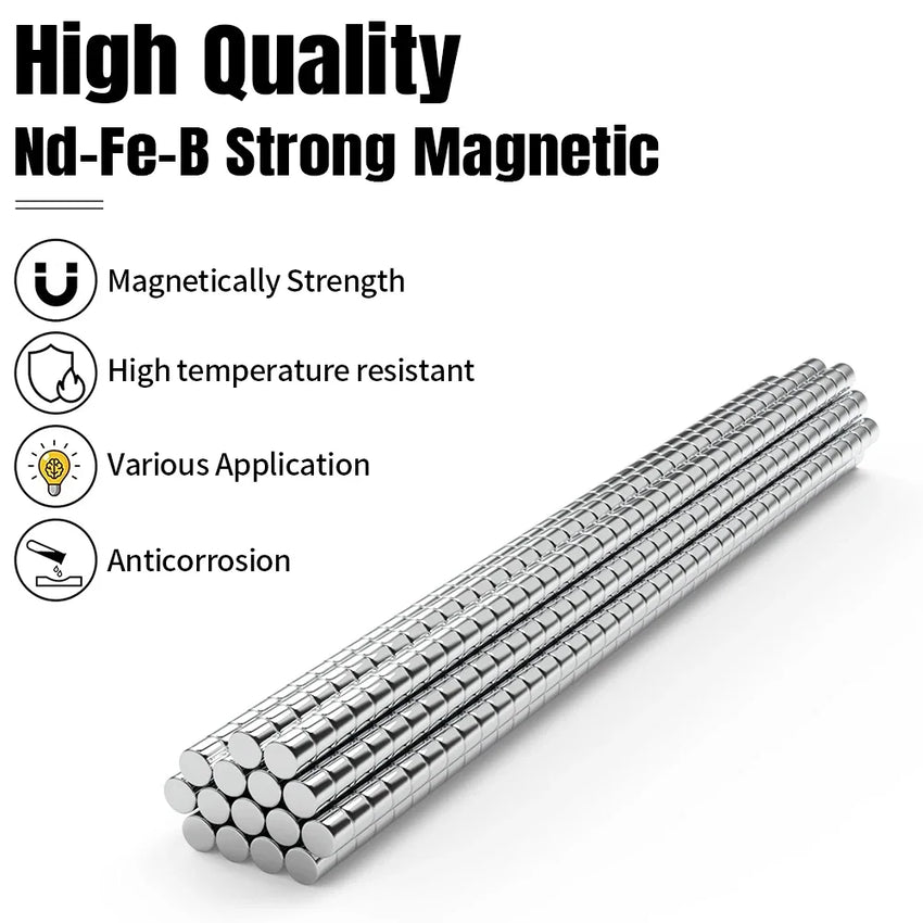 40/200pcs 3x3mm Fridge Magnets for Fridge Office