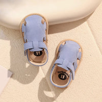 Breathable Summer Newborn Baby Girls Sandals Shoes Toddlers Simple Style Solid Color Soft Sole Shoes Outdoor Indoor Prewalker