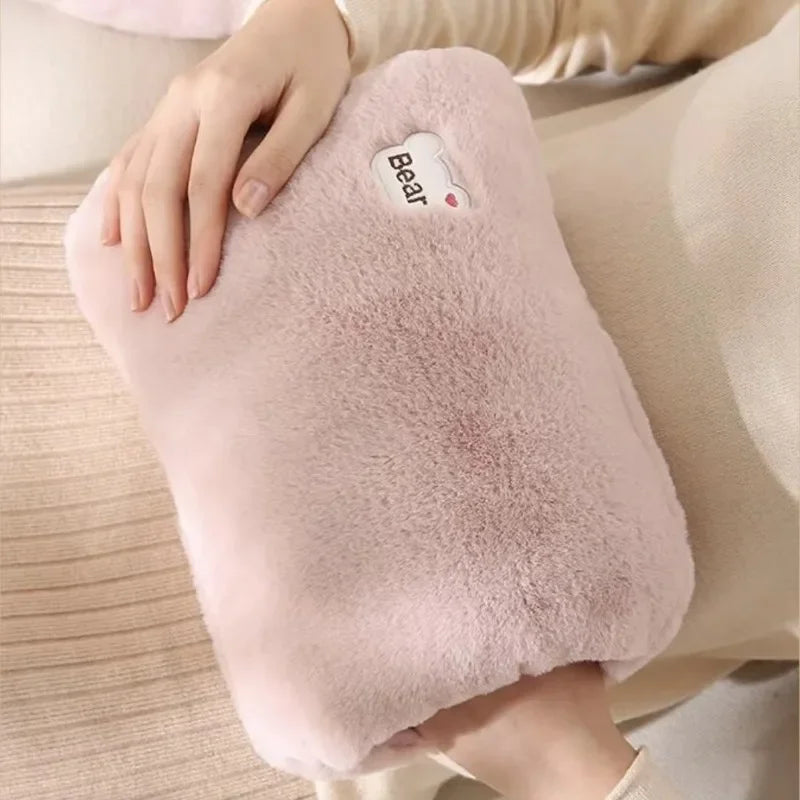 Electric Hot Water Bag Home Heater Soft Winter Hand Warmer Reusable Bottle EU Plug Rechargeable Pocket Warmer Home Office