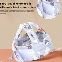 Baby Anti-collision Hat Baby Toddler Anti-fall Hat Children's Anti-fall Head Cap Safe and Breathable Can Be Washed All Seasons