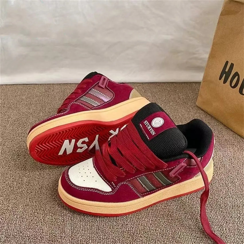 Original Thi Bot Sneakers ex Spring 2026 New Sle Couple Match Sport Casual Board oes De Xin oe Me Upper