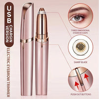 2026 New Electric Eyebrow Trimmer Pen Automatic Hair Removal Razor for Women Men Facial Shaver Beauty Tool Epilator