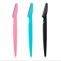 Portable Eyebrow Trimmer Blade Women's Face Shaver Safety Knife Makeup Scraper Hair Removal Tool for Eyebrow Epilation
