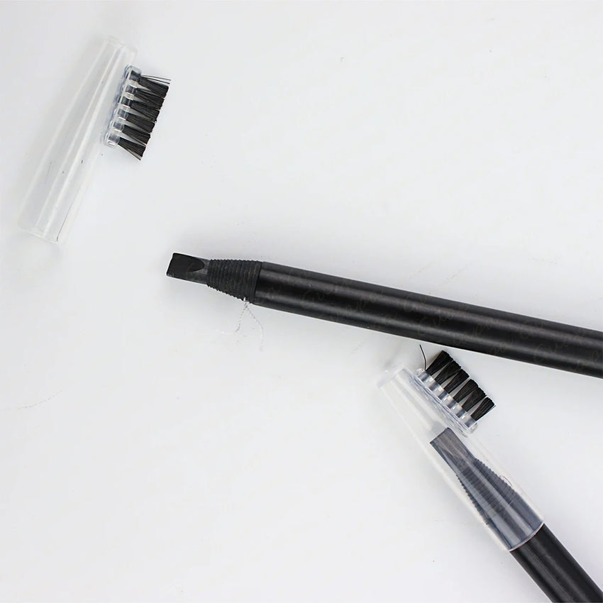 2PCS Professional Microblading Brow Mark Pencil Permanent Red Lip Contour Pen Tattoo Waterproof Art Tint Makeup Eyebrow Pen